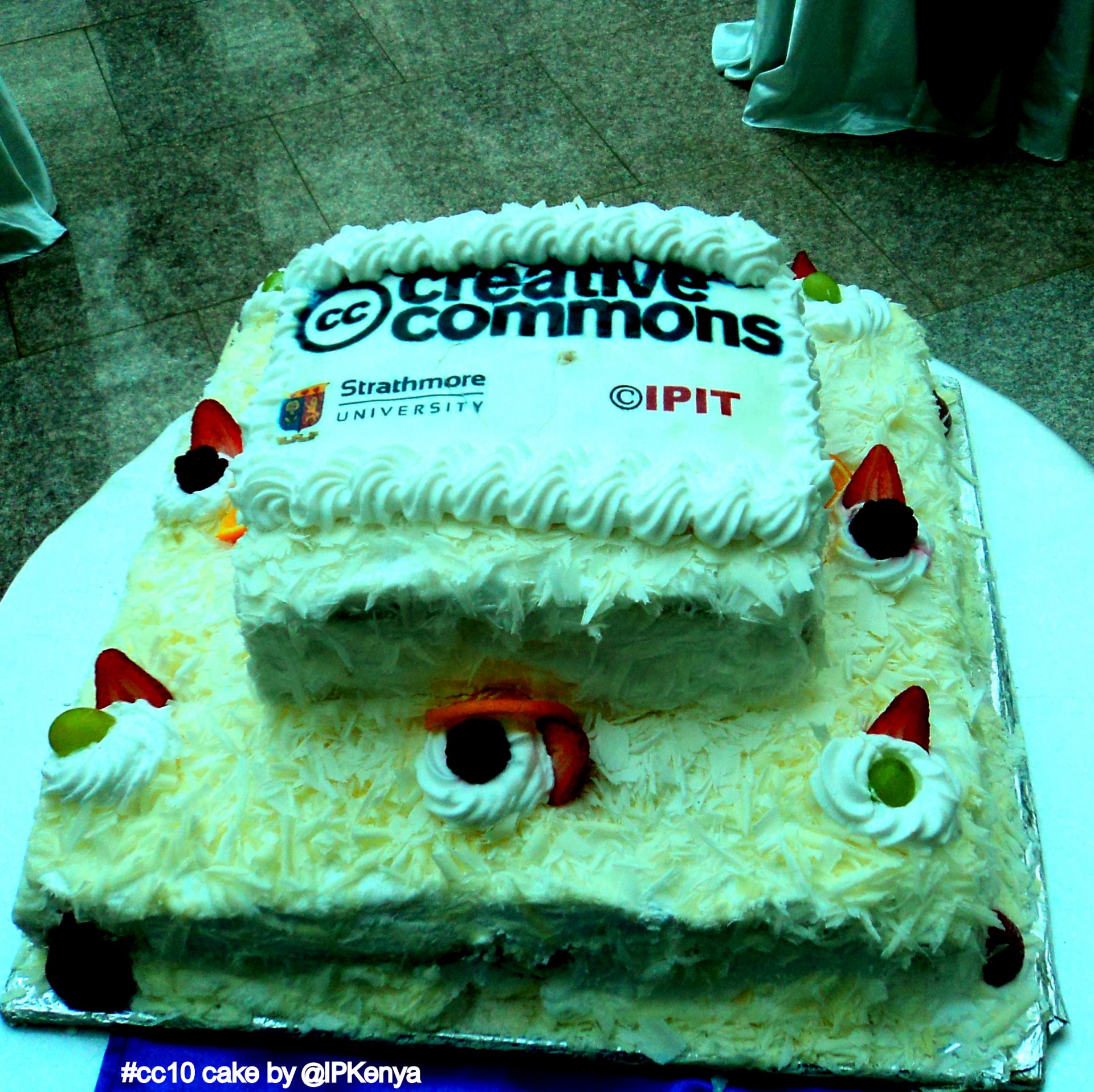 creative commons kenya 10 year cake #cc10