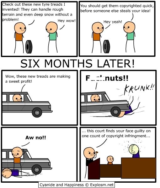 copyright litigation cyanide and happiness