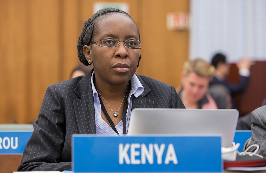 Dr. Marisella Ouma of Kenya Copyright Board (KECOBO) at WIPO. KECOBO is the lead state agency on protection of broadcasting organisations and  traditional knowledge at domestic and international levels.