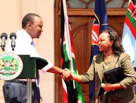Anne Waiguru Nomination Cabinet Secretary Uhuru Kenyatta
