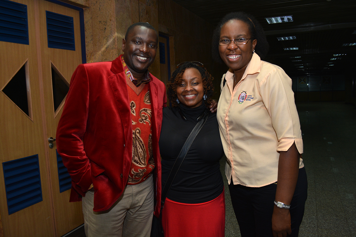 L-R: Maurice Okoth, MCSK CEO; June Gachui, JGIP Principal and Marisella Ouma, KECOBO ED